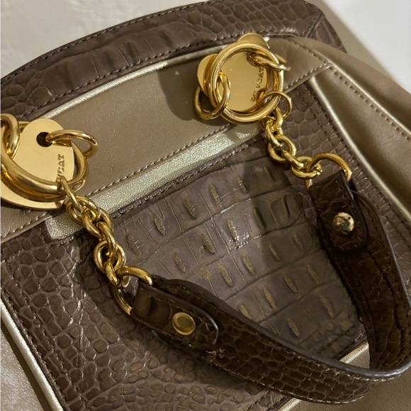 Lovcat Beige Brown Y2K Vintage Gold Detail bag - Picture 3 of 5